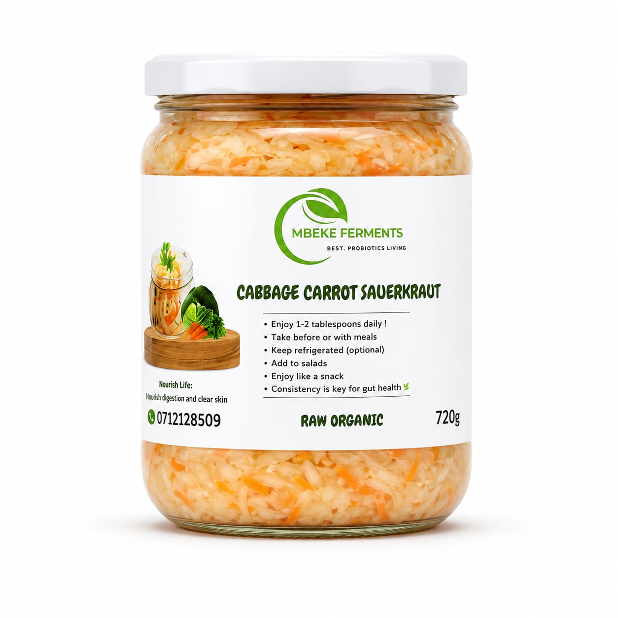 Naturally Fermented Sauerkraut