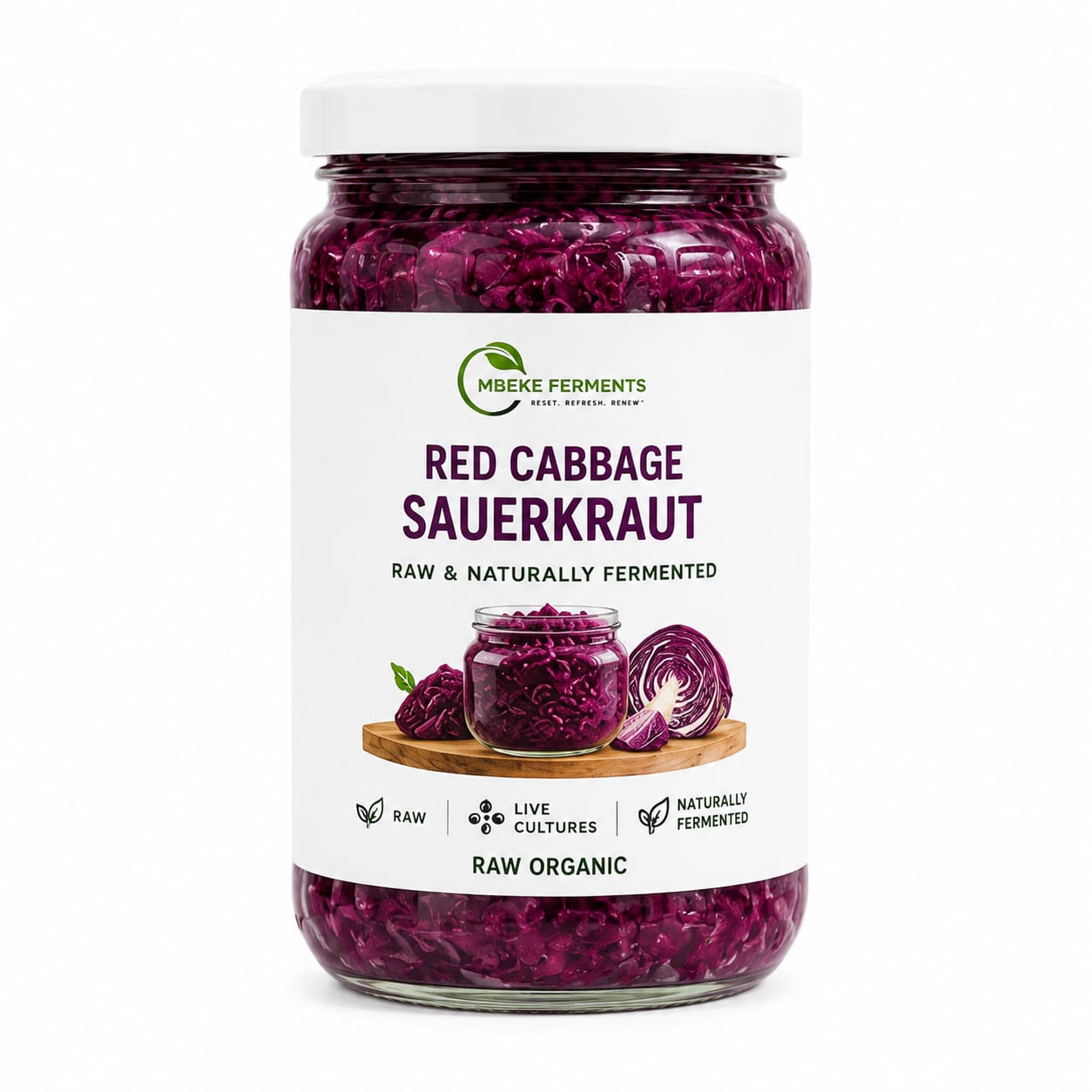 Red Cabbage Sauerkraut