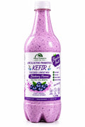 Blueberry kefir milk