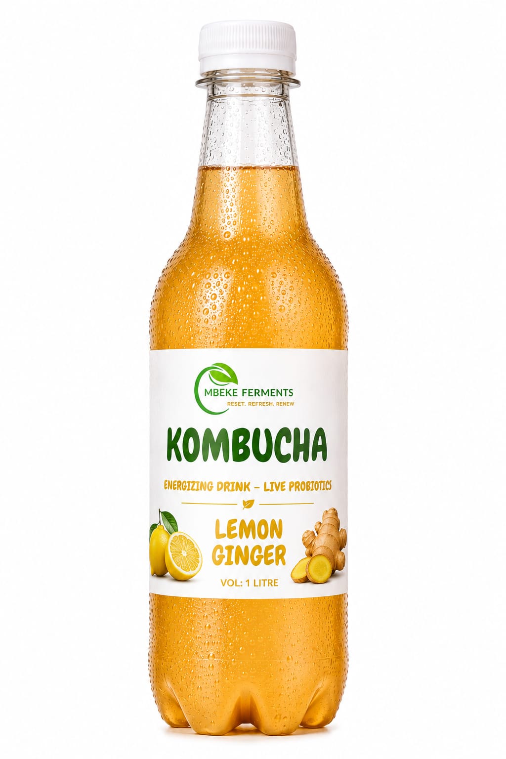 Lemon & Ginger Kombucha